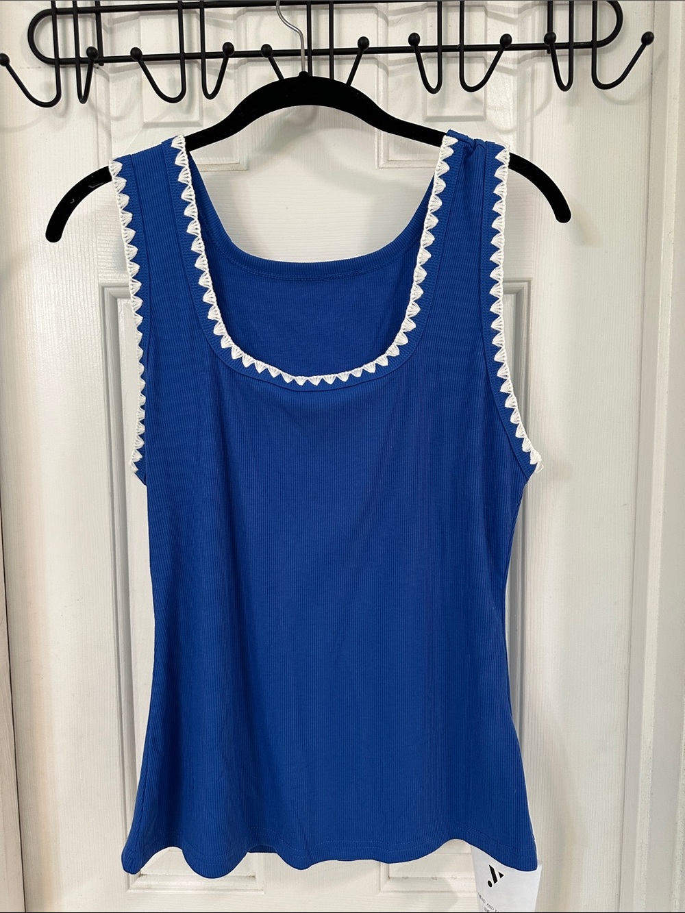 Women's Royal Blue Tank with White Trim